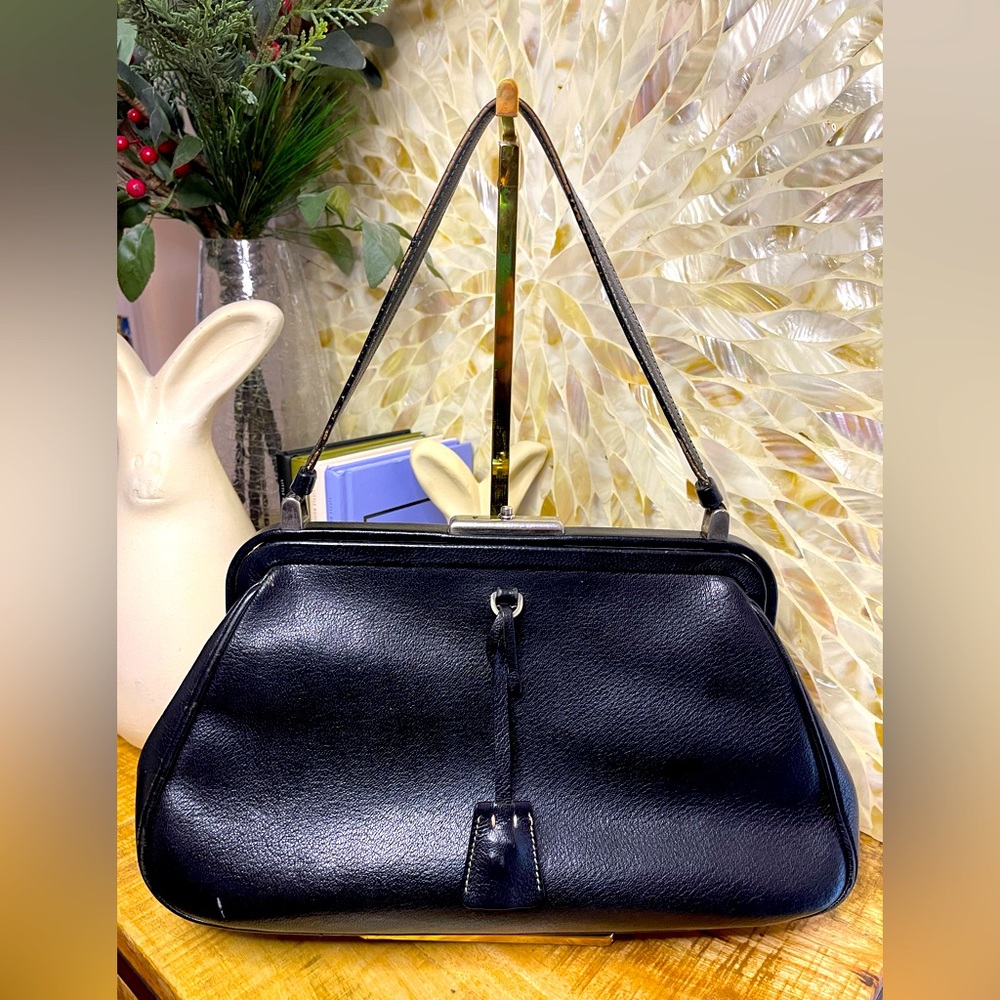 PRADA Madras Cerniera Doctor Style Handbag Purse with COA and Dust Bag